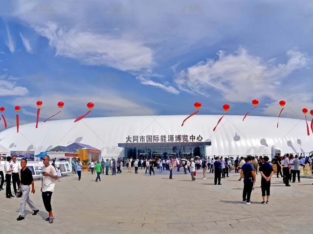 Inflatable Aeris suffulti sutura ad Expo