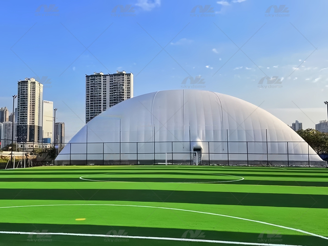 D&ocirc;me d'air de sport gonflable pour stade de basket-ball 