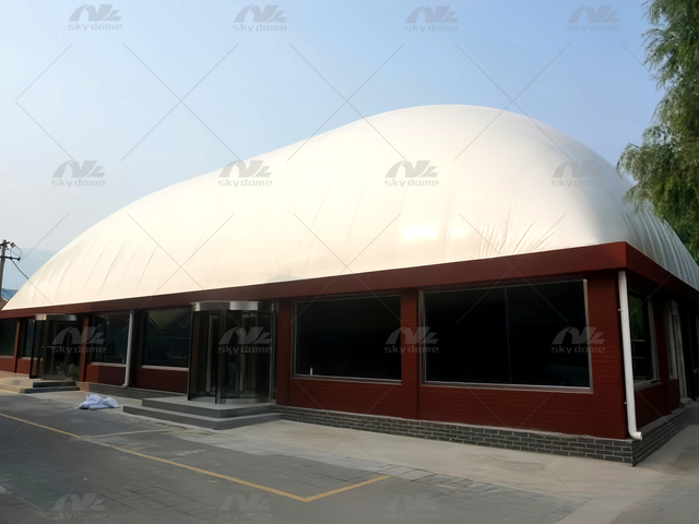 گنبدهای بادی بادی PVDF برای آموزش بسکتبال مدرسه