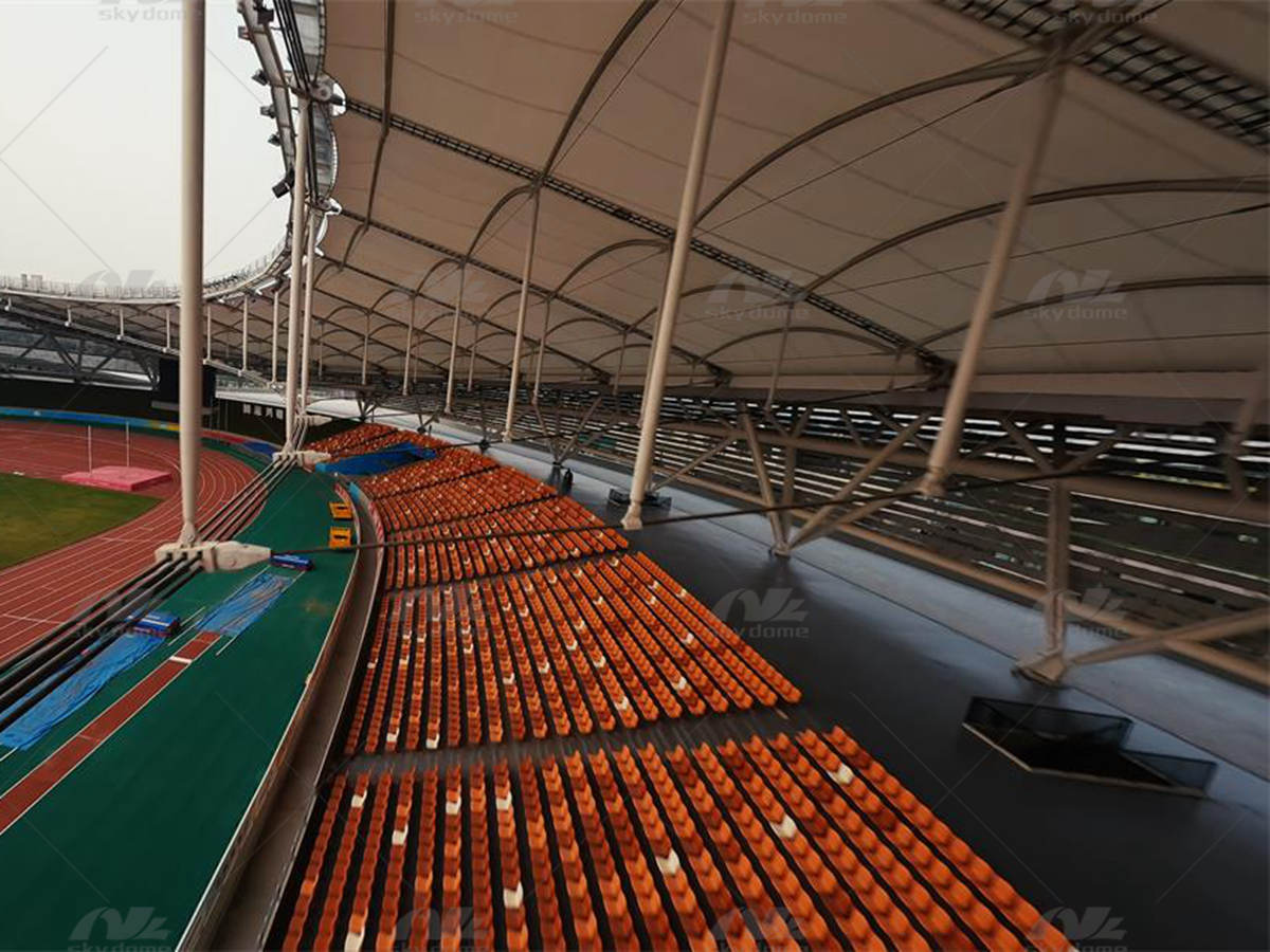 Luchtmembraanstructuur voor meerdere sportstadions