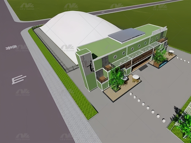 Hochwertige aufblasbare Luftmembrankuppel f&uuml;r das Kultur- und Sportzentrum