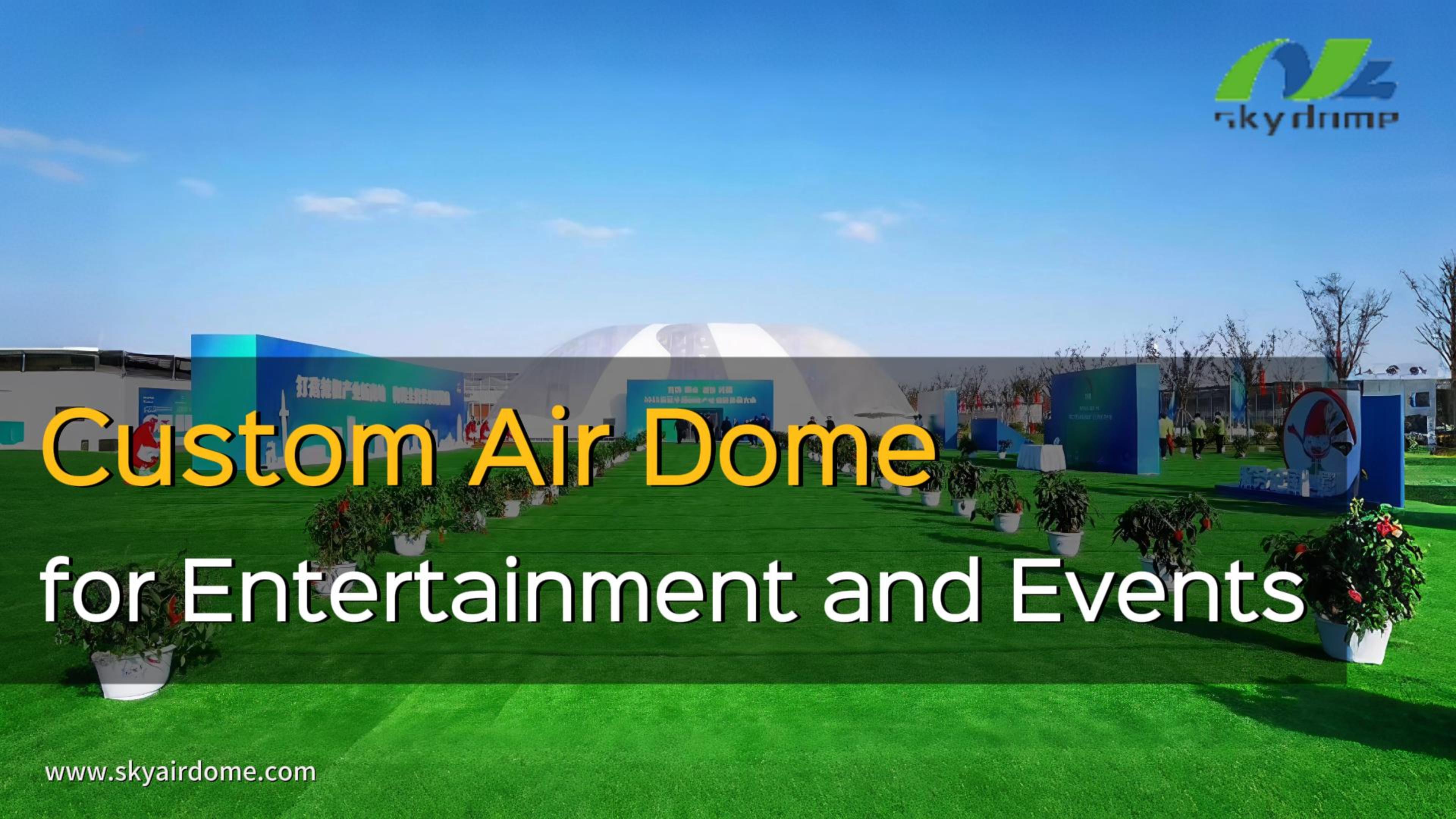 Domo de aire personalizado para entretenimiento y eventos