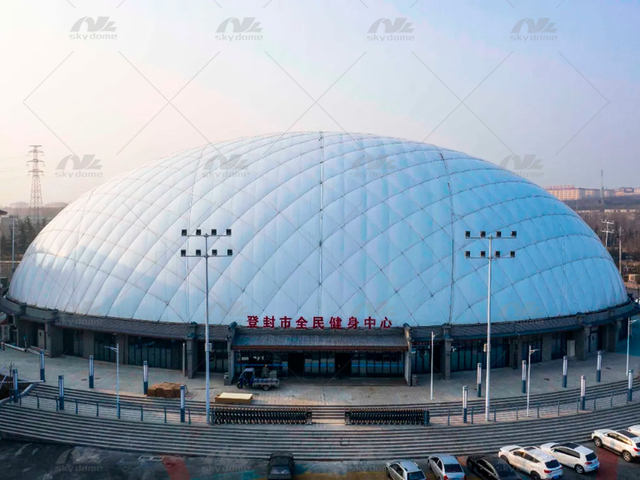 Malaking Air Supported Dome para sa Wu Shu