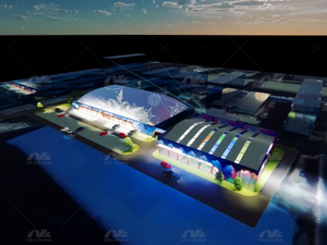 Inflatable Air Dome na may Constant Temperature para sa Ice Skating Hall