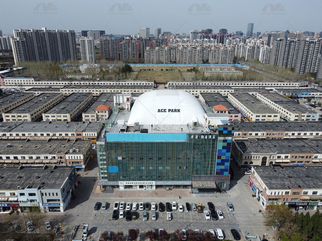 Membrane d'air gonflable de sport pour parc de basket-ball 