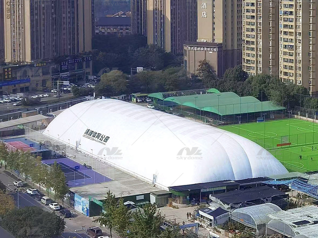Pasgemaakte opblaasbare basketbalstadion Air Dome