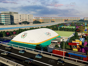 Inflatable Sports Park Air Dome sa Riverside Park